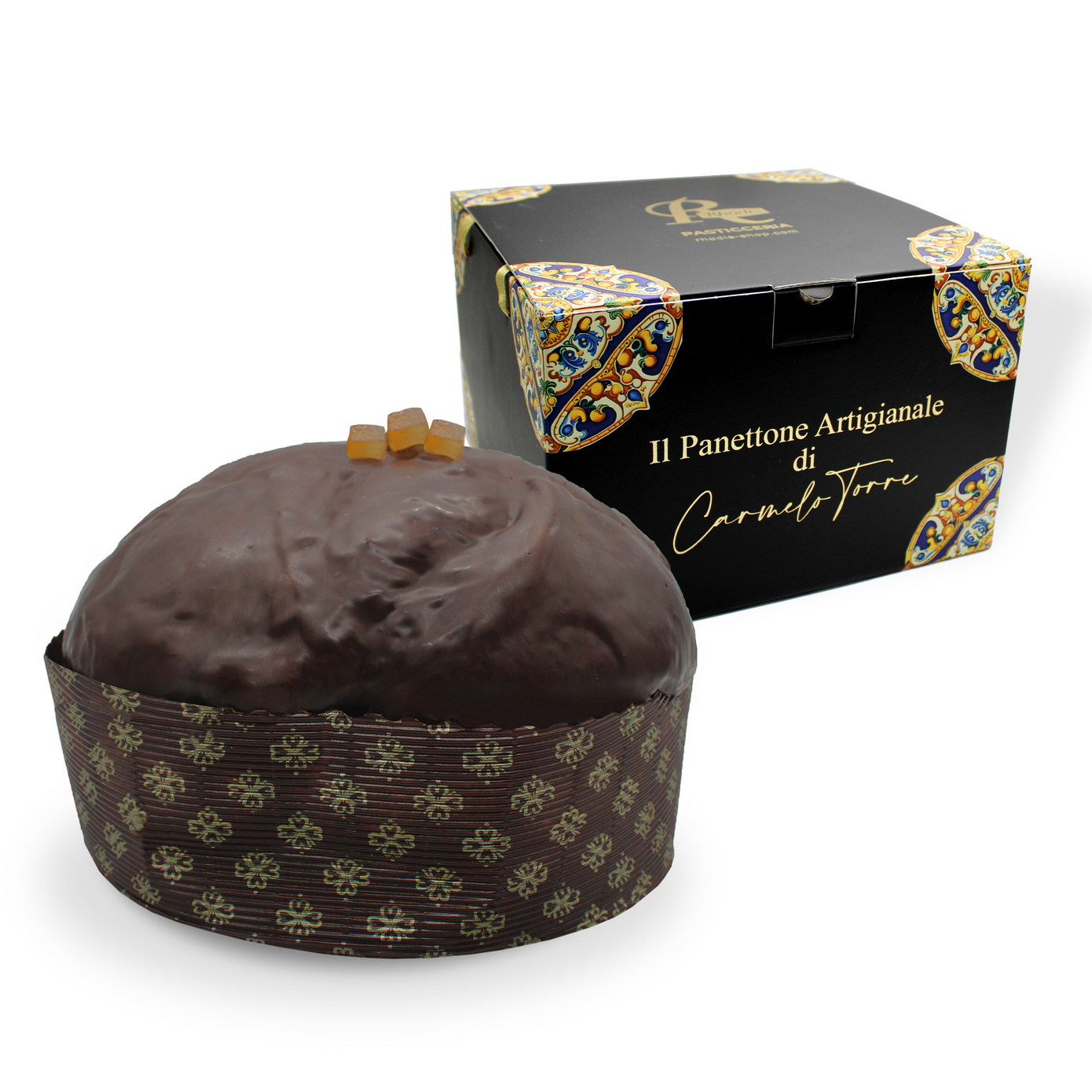 Panettone Artigianale Ricotta, Pere e Cioccolato