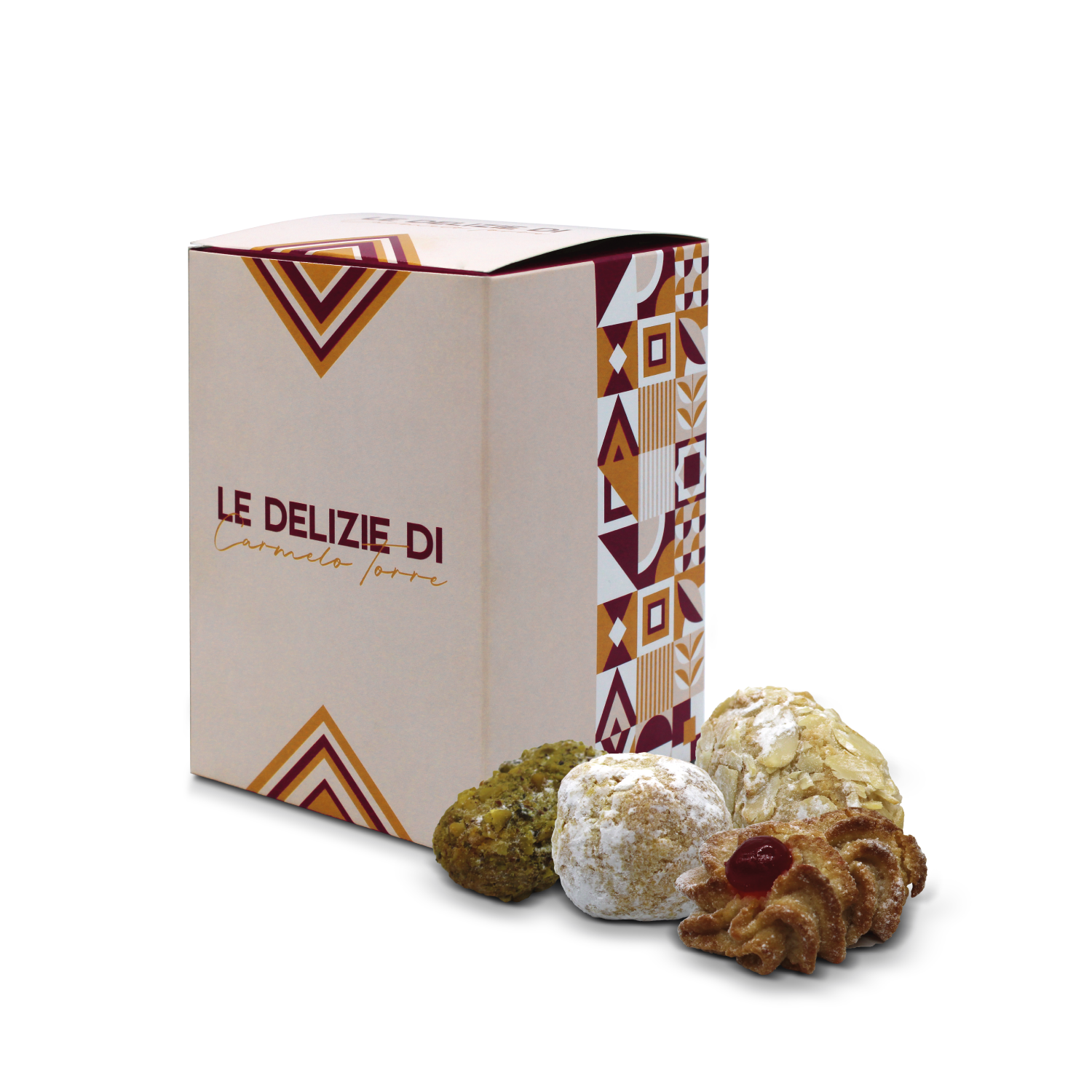 Box regalo con Paste di Mandorle con Mandorle Siciliane (250 grammi)